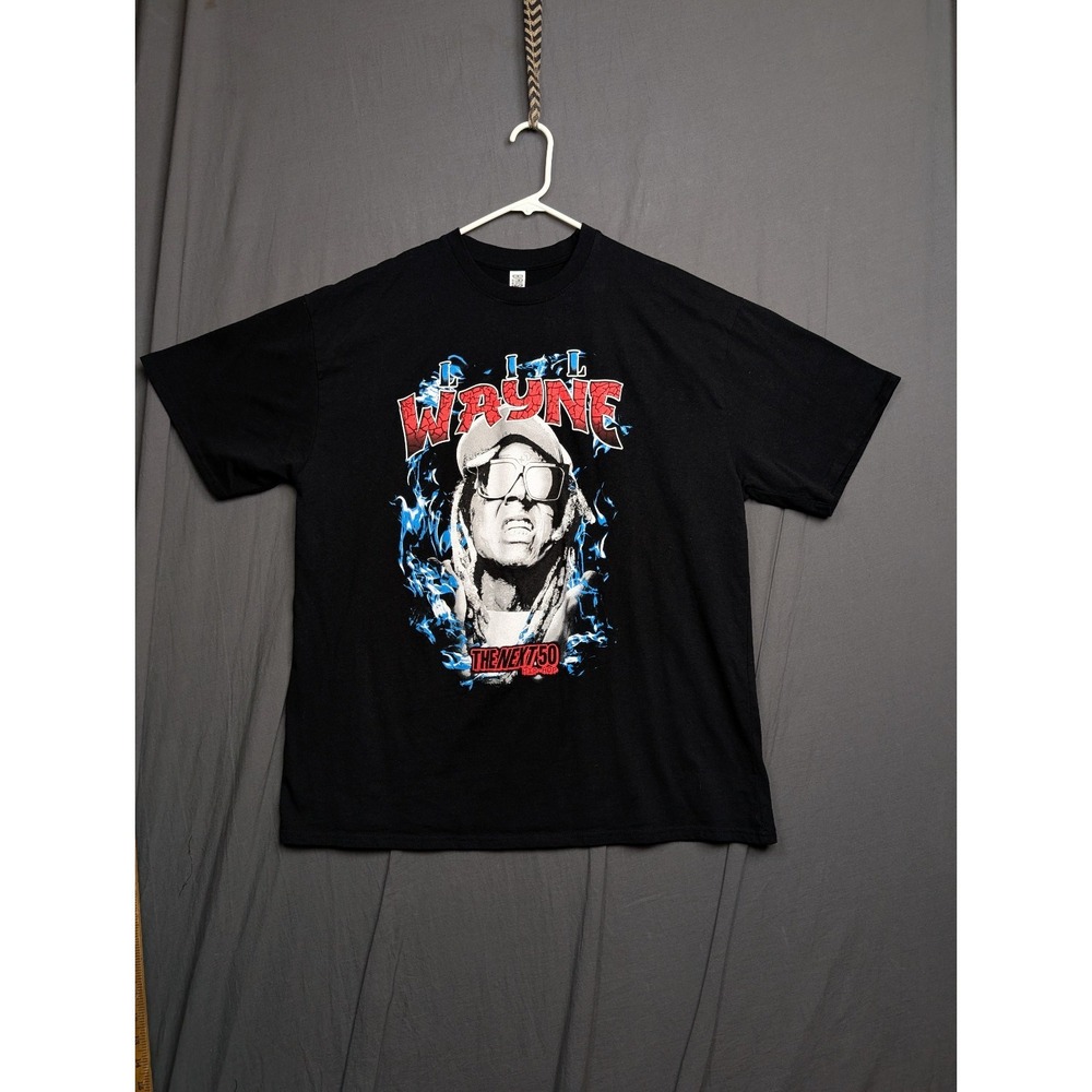 Brisco Lil Wayne Rap Tee Shirt Black Size‎ 2XL Graphic Y2K Style